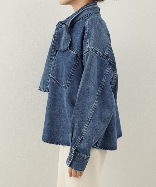 デニムボウタイシャツ（シャツ/ブラウス）｜Whim Gazette（ウィム