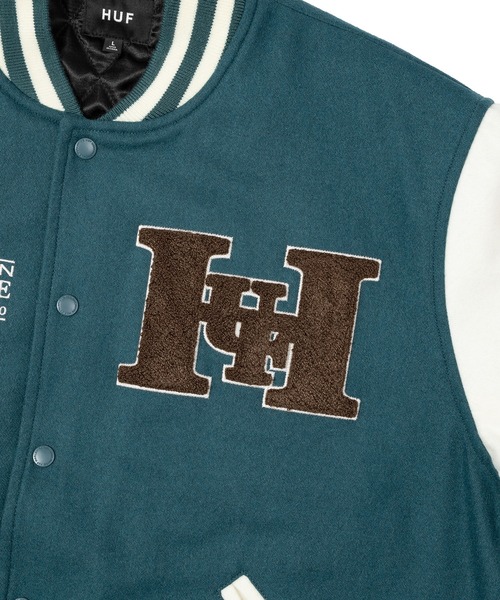 HUF（ハフ）の「HARRISON VARSITY JACKET / HUF バーシティー
