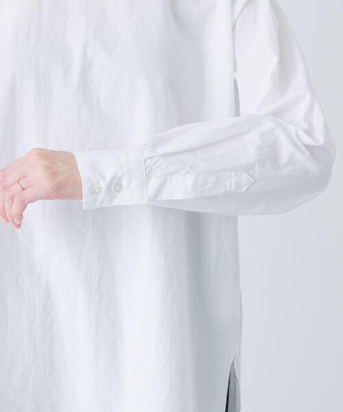 コットンクルーネックプルオーバーシャツ（シャツ/ブラウス）｜かぐれ