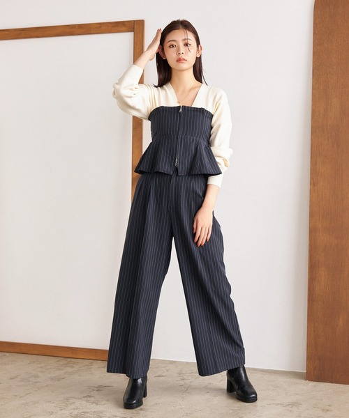 mysty woman（ミスティウーマン）の「コルセットsetワイドパンツ