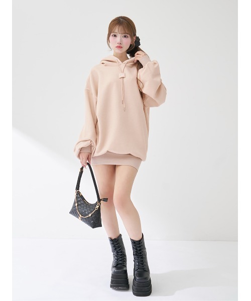 カラーラメスウェットミニワンピース（ワンピース）｜Darich