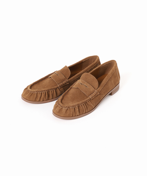 セール】レザーソフトギャザーローファー（ローファー）｜LE TALON