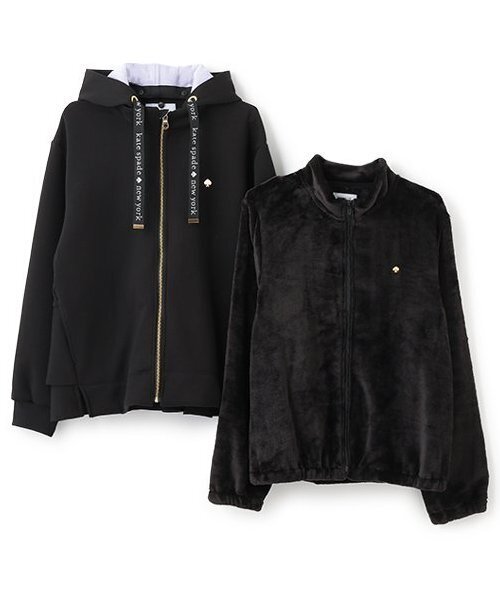 セール】ガールズ ダンボールニット3wayパーカ（ブルゾン）｜kate