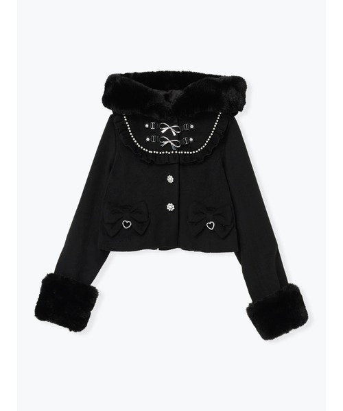 ヨークフリルドーリーショートコート（その他アウター）｜NOEMIE