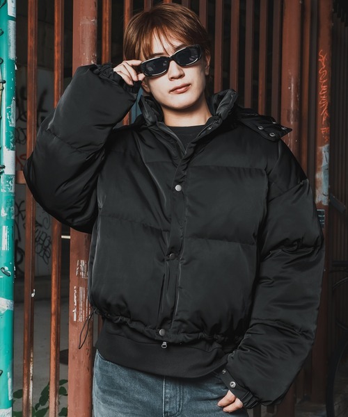 セール】ショート丈中綿ジャケット（ダウンジャケット/コート）｜En