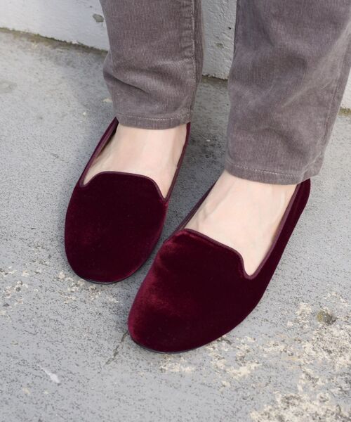 セール】STATUS:ベルベットオペラシューズ◇（スリッポン）｜STATUS