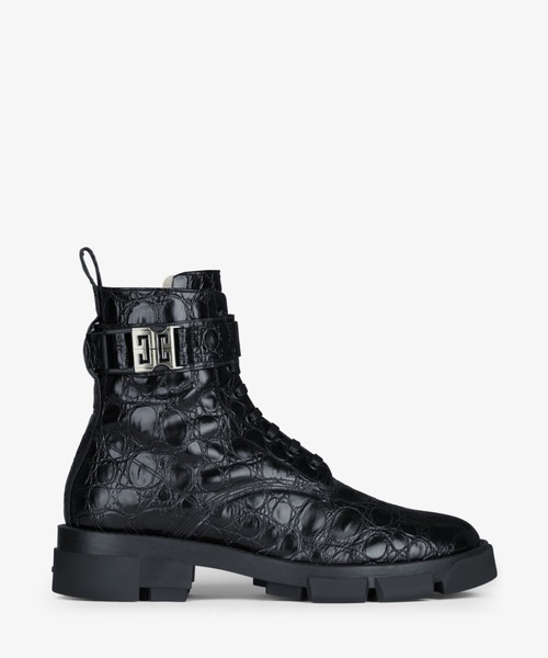 GIVENCHY（ジバンシイ）の「Terra boots in leather with 4G buckle