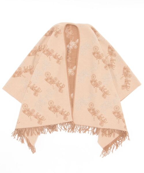 COACH（コーチ）の「リバーシブル ホース アンド キャリッジ ポンチョ