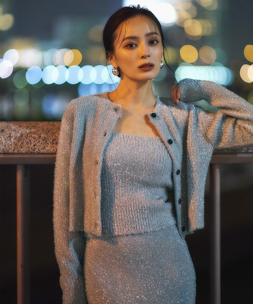 anuans（アニュアンス）の「ラメニットアンサンブル（ニット/セーター