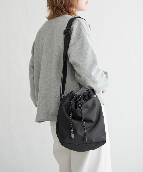 notch.（ノッチ）の「ナイロン巾着ショルダーバッグ（ショルダーバッグ