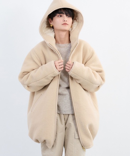 セール】BARNYARDSTORM / ボアフーディーコート（その他アウター