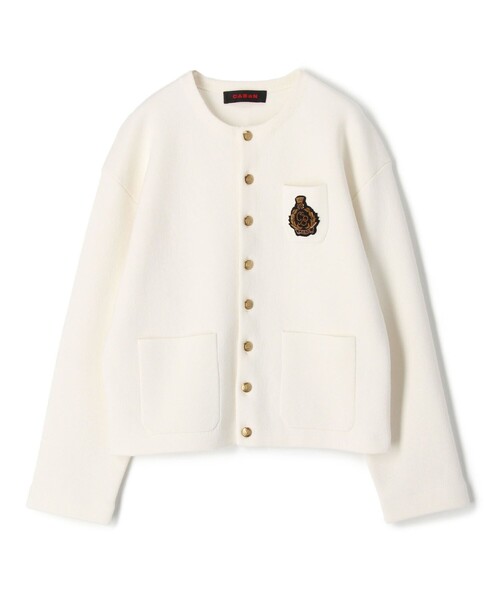 caban（キャバン）の「□コットンカシミヤ エンブレムクルーネック