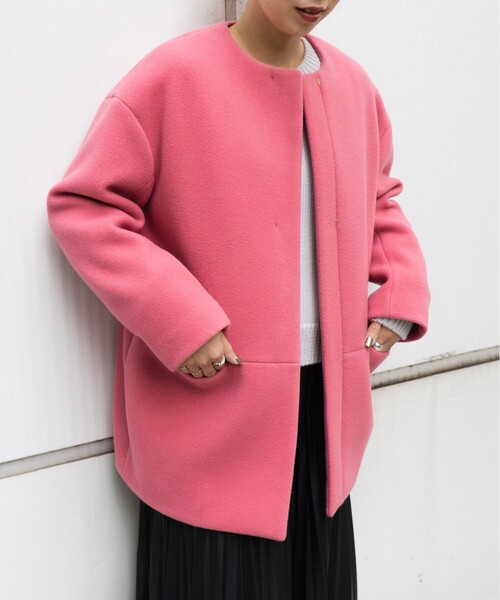 UNTITLED（アンタイトル）の「◇ノーカラーコクーンコート（ノーカラー