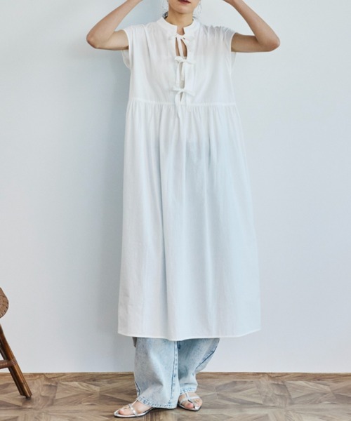 サージカルフレンチスリーブワンピース（ワンピース）｜Libra Cue