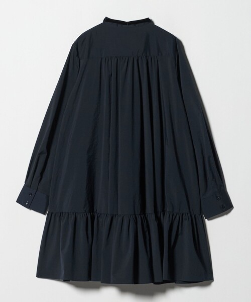 タフタ ギャザー ティアードワンピース ‐ウォッシャブル‐（ワンピース