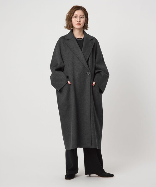 conte＞ダブルブレスト リバーコート（チェスターコート）｜conte