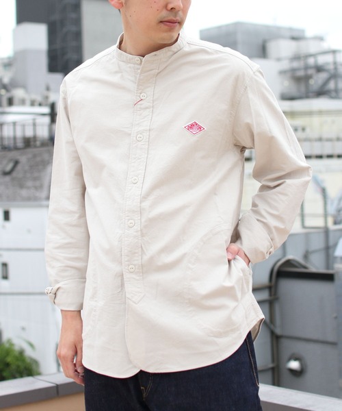 DANTON（ダントン）の「DANTON/ダントン バンドカラーシャツ ロング