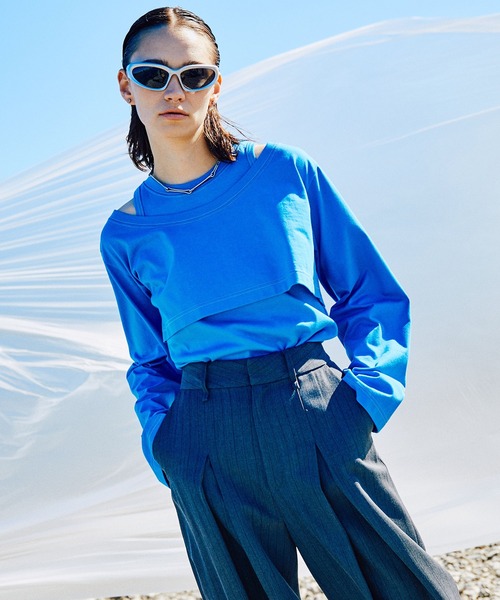 MAISON SPECIAL（メゾンスペシャル）の「レイヤードカットロンTEE