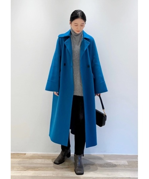 Mila Owen（ミラオーウェン）の「衿ストラップダブルコート（トレンチ