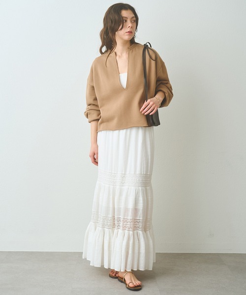 スウェットVネックプルオーバー2（スウェット）｜Whim Gazette