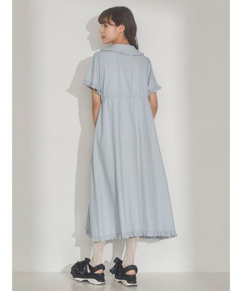 merry jenny（メリージェニー）の「rabbit刺繍ガーゼワンピース