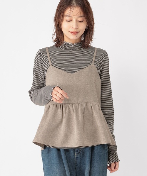 WEB限定】アイロンいらずキャミソール[プラスサイズあり