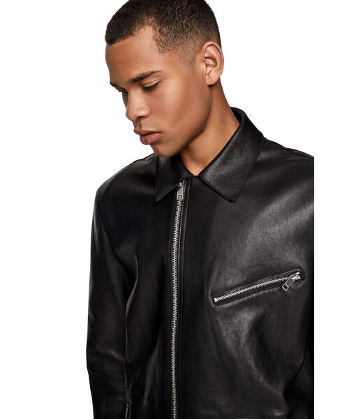 DIESEL（ディーゼル）の「メンズ レザージャケット ラムレザー