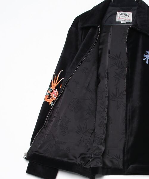 セール】HOUSTON / COTTON VELVETEEN VIETNAM JACKET TIGER・MAP