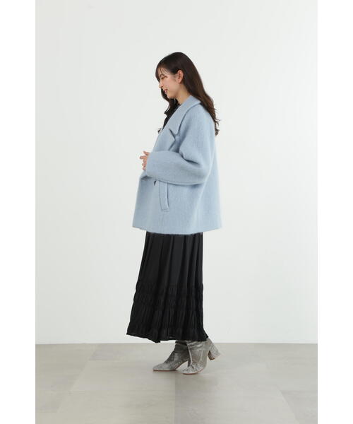 JILL STUART（ジルスチュアート）の「ウールモヘアシャギーコート