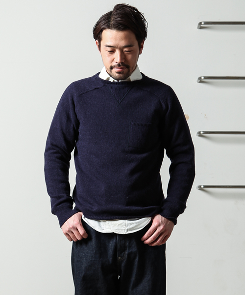 Nigel Cabourn（ナイジェルケーボン）の「L/FREEDOM SLEEVE navy
