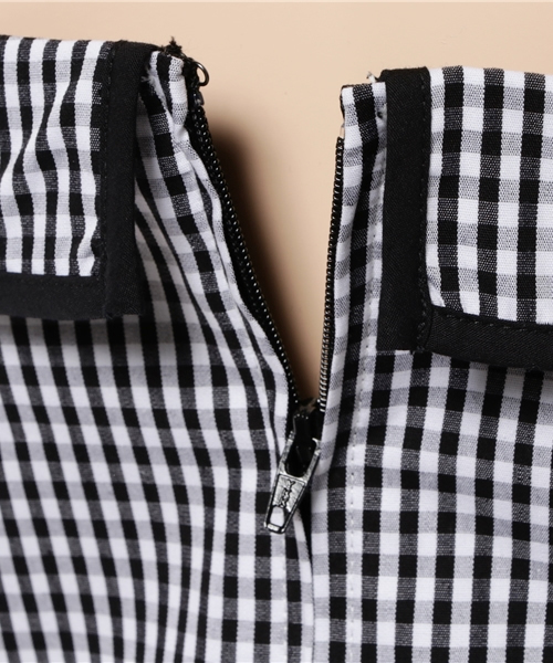 SLY（スライ）の「GINGHAM CHECK ビスチェキャミ（キャミソール）」 - WEAR