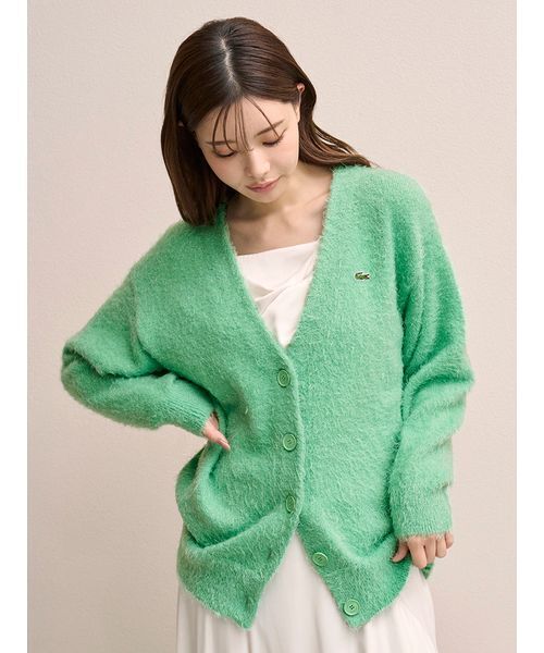 セール】LACOSTE/ラメニットカーディガン（カーディガン/ボレロ