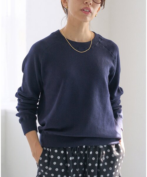 一部カラーWEB限定》スイビコットンプルオーバー（ニット/セーター