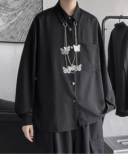 セール】BENEDICT トロミ チェーン付き オーバーサイズシャツ（シャツ