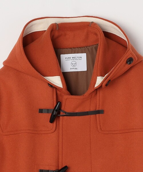 SHIPS any: PURE WOOL MELTON ダッフル コート 25AW◇（ダッフルコート