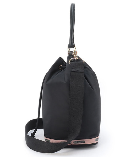 LeSportsac（レスポートサック）の「MED DRAWSTRING BAG シャドウ