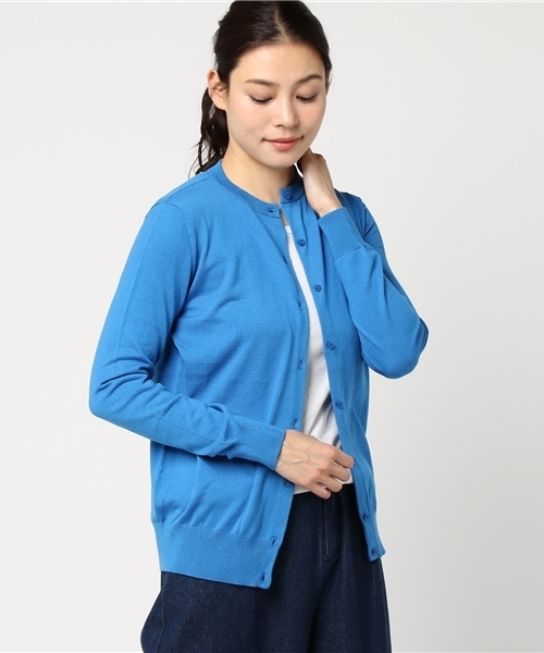 ENFOLD（エンフォルド）の「シルクコットン カーディガン