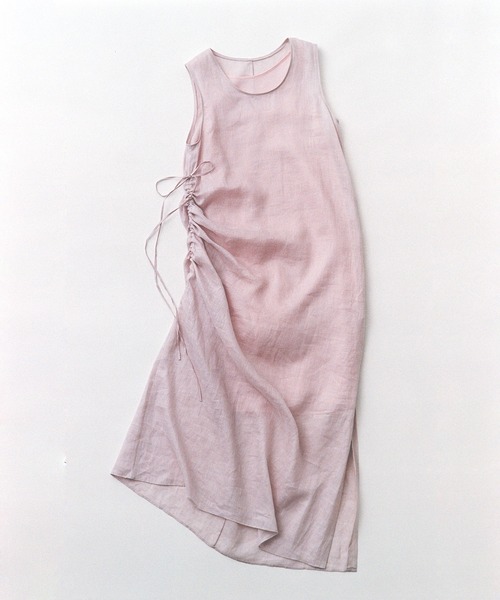 GENTLE LINEN ノースリーブワンピース（ワンピース）｜SALON adam et