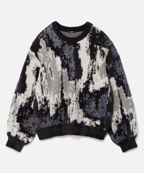 HARE（ハレ）の「アブストラクトラメニットプルオーバー(HARE)（ニット