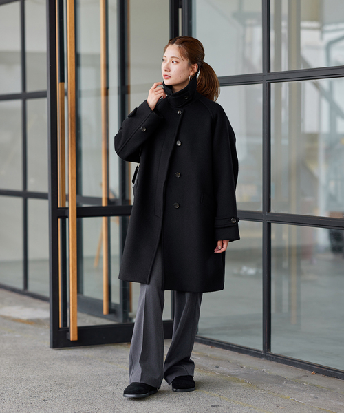 FRAMeWORK（フレームワーク）の「ラムウールMIXシャルムバルカラー