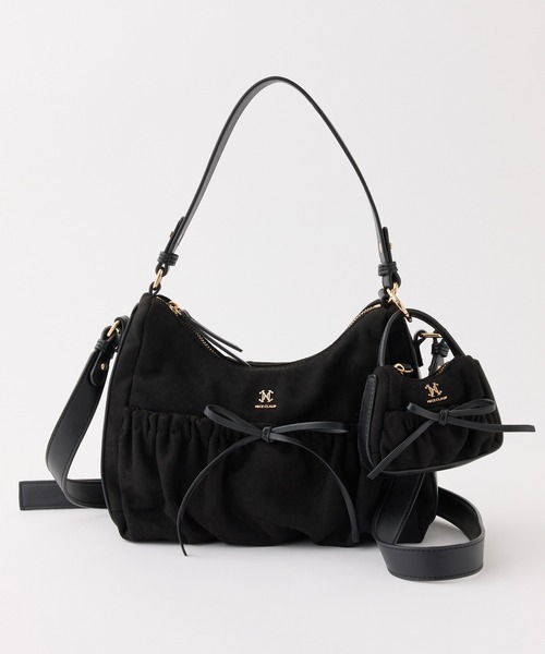 セール】新色追加／チャーム付きドロストバッグ（ショルダーバッグ