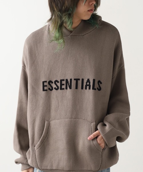 セール】FOG ESSENTIALS/エッセンシャルズ FRONT LOGO HOODIE KNIT