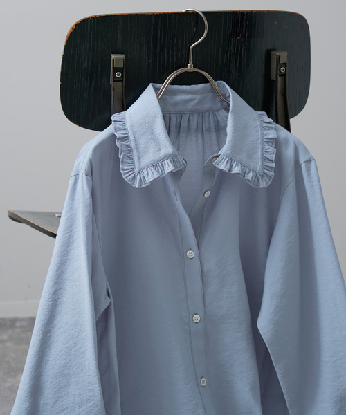 Spick & Span（スピックアンドスパン）の「フリルカラーブラウス