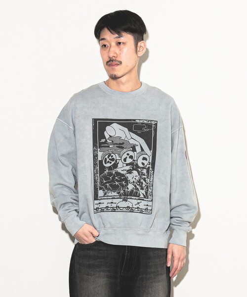 C.E（シーイー）の「C.E / OVERDYE FK MindfulnessBlock CREW NECK