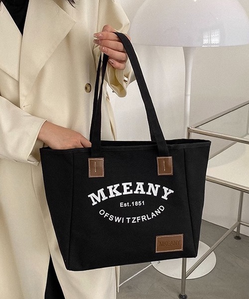 セール】英字ロゴ キャンバス トートバッグ（トートバッグ