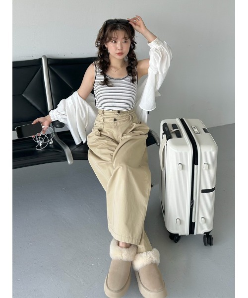 セール】レイヤードデザインパンツ（デニムパンツ）｜SNIDEL