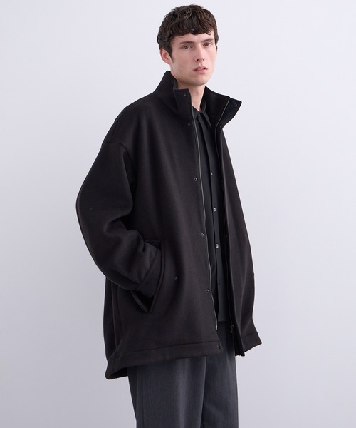 HAUNT ブラック ウール ブルゾン HAUNT ブラック ウール ブルゾン