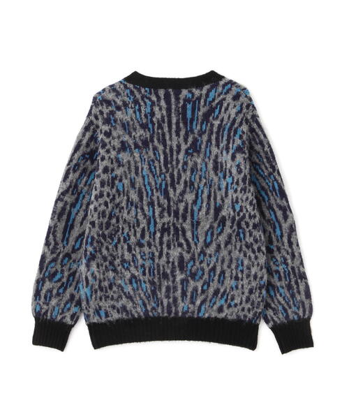schott（ショット）の「Schott/ショット/SHAGGY KNIT LEOPARD/シャギー