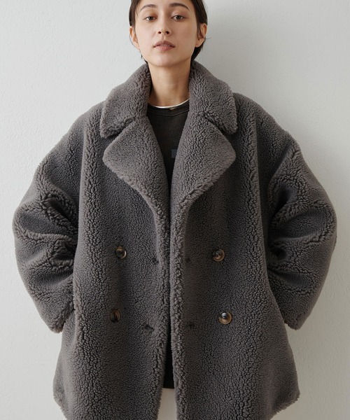 THE PAUSE】ボアダブルコート（その他アウター）｜THE PAUSE（ザ