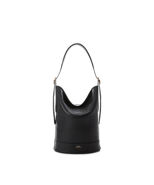 ワックスド レザー ミディアム Bellport バケット バッグ